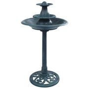 Vidaxl vogelbadje met fontein 50x91 cm kunststof groen - afbeelding 2
