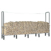 Vidaxl haardhoutrek 240x35x120 cm staal antraciet