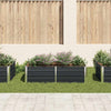 Vidaxl plantenbak verhoogd 160x80x45 cm gegalvaniseerd staal antraciet