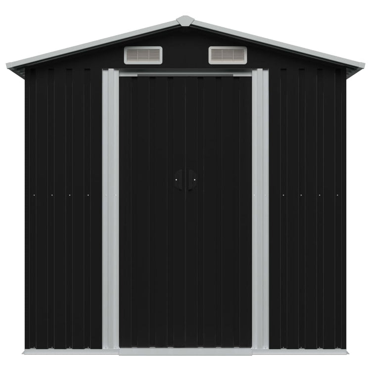 VidaXL Tuinberging 204x132x186 cm staal antraciet