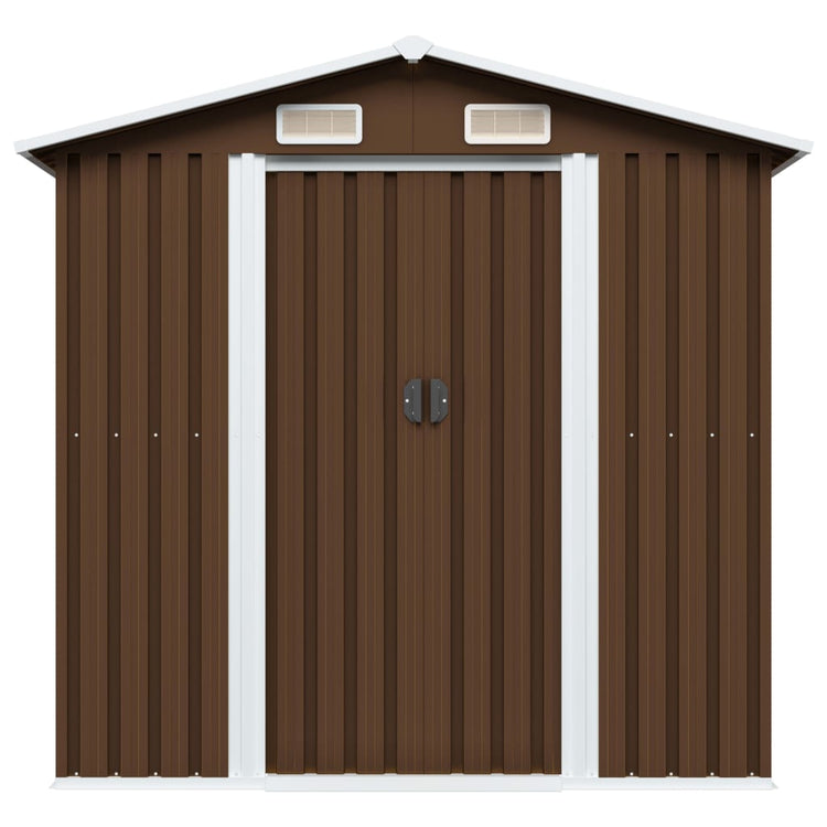 VidaXL Tuinberging 204x132x186 cm staal bruin