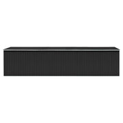 VidaXL Tuinschuur 257x779x181 cm gegalvaniseerd staal antracietkleurig - afbeelding 2