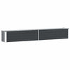 Vidaxl plantenbak verhoogd 320x40x45 cm gegalvaniseerd staal antraciet