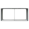 Vidaxl haardhoutschuur 330x92x153 cm gegalvaniseerd staal antraciet