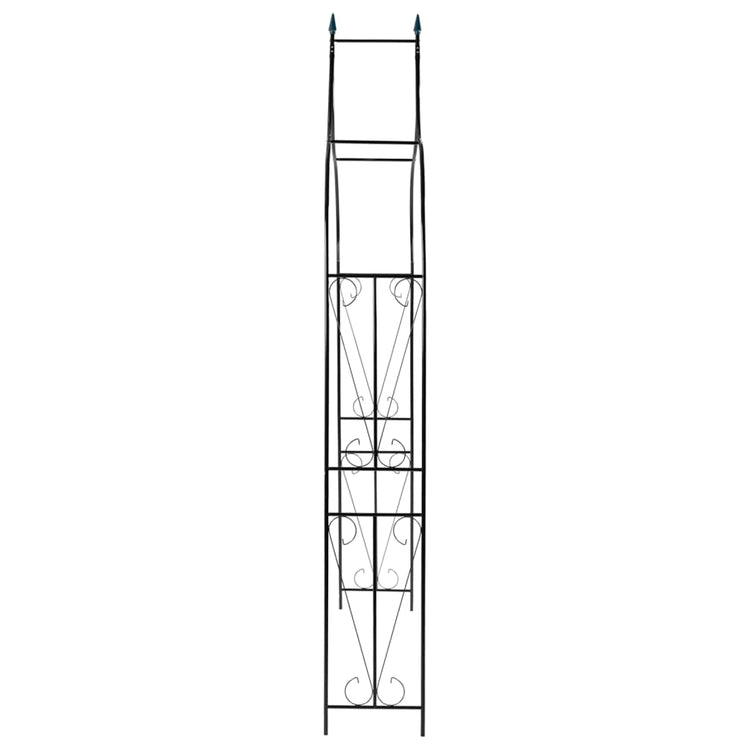 Vidaxl tuinboog 142x37x275 cm ijzer donkergroen