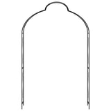 Vidaxl tuinboog 150x34x240 cm ijzer zwart - afbeelding 2