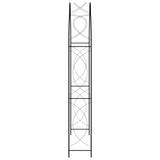 Vidaxl tuinboog 150x34x240 cm ijzer zwart - afbeelding 3