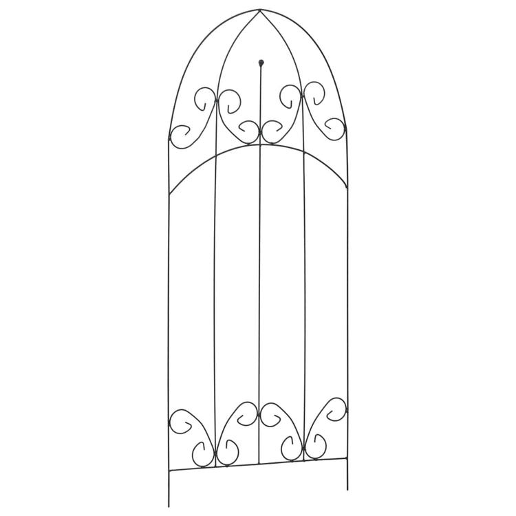 Vidaxl plantenklimrekken 3 st 40x100 cm ijzer zwart