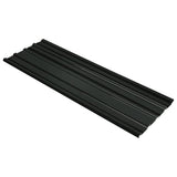 Vidaxl 12 st dakpanelen gegalvaniseerd staal antracietkleurig - afbeelding 1