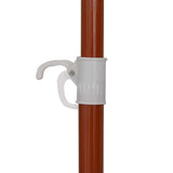 Vidaxl parasol met stalen paal 300 cm zandkleurig - afbeelding 2