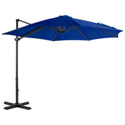 Vidaxl zweefparasol met aluminium paal 300 cm azuurblauw - afbeelding 1