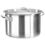 Vidaxl kookpan 24 l 36x24 cm roestvrij staal - afbeelding 1