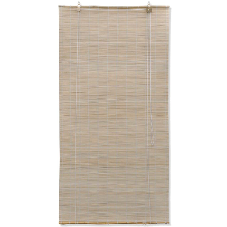 Vidaxl rolgordijnen 2 st 120x160 cm bamboe natuurlijk