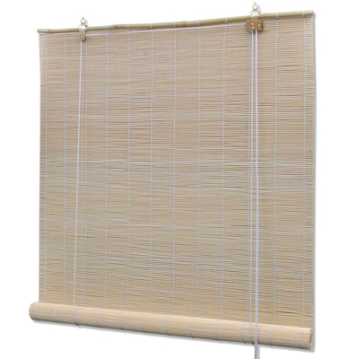 Vidaxl rolgordijnen 4 st 120x160 cm bamboe natuurlijk