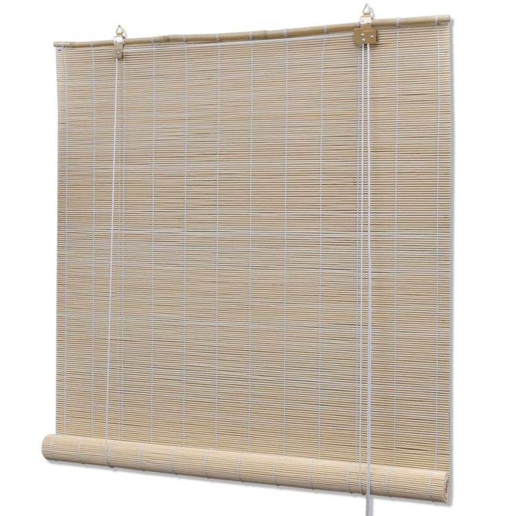 Vidaxl rolgordijnen 4 st 120x160 cm bamboe natuurlijk