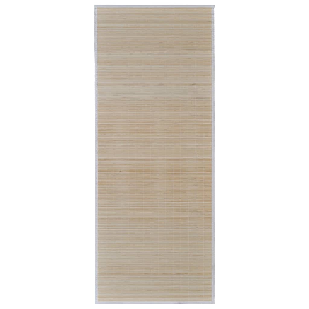 Vidaxl tapijten 2 st rechthoekig 120x180 cm bamboe natuurlijk