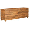 Vidaxl plantenbak verhoogd 150x40x55 cm gerecycled teakhout en staal