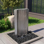 Vidaxl tuinfontein 60,2x37x122,1 cm roestvrij staal zilverkleurig - afbeelding 1