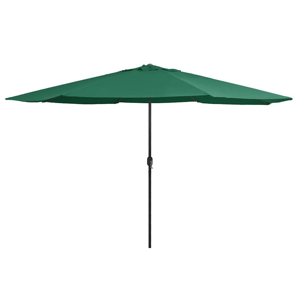 Vidaxl parasol met metalen paal 390 cm groen
