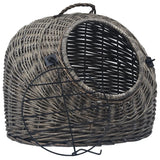 Vidaxl kattendrager 50x42x40 cm natuurlijk wilgenhout grijs - afbeelding 2