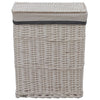 Vidaxl wasmand wilgen wit
