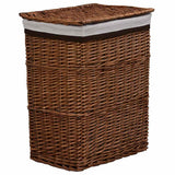 Vidaxl wasmand wilgen bruin - afbeelding 1