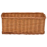 Vidaxl 4-delige mandenset stapelbaar wilgen bruin - afbeelding 3