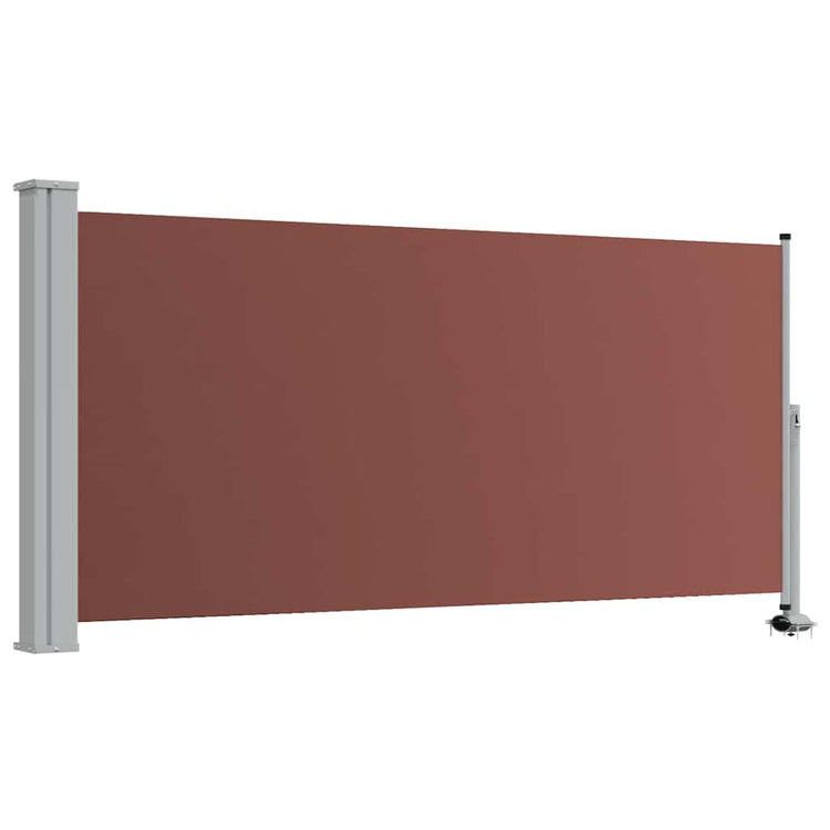 Vidaxl tuinscherm uittrekbaar 120x300 cm bruin