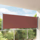 Vidaxl tuinscherm uittrekbaar 120x300 cm bruin