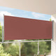 Vidaxl tuinscherm uittrekbaar 140x300 cm bruin