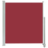 Vidaxl tuinscherm uittrekbaar 140x300 cm rood