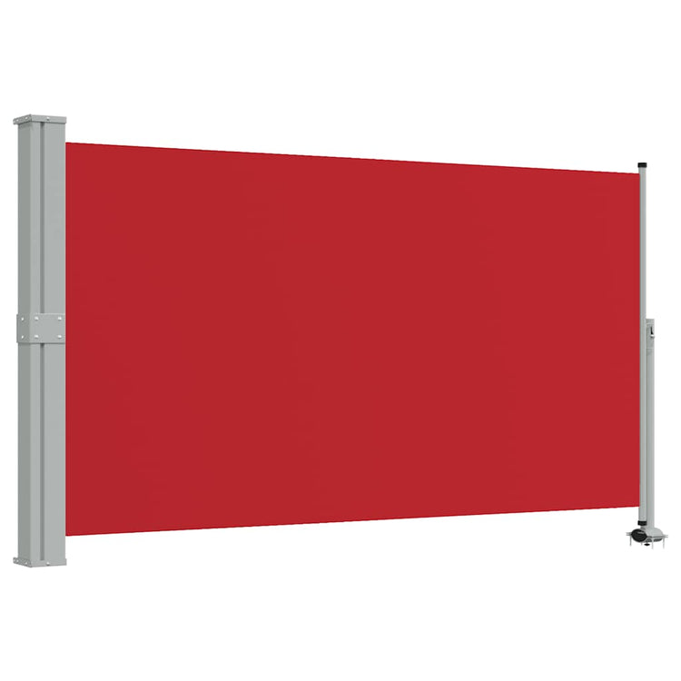 Vidaxl tuinscherm uittrekbaar 140x300 cm rood