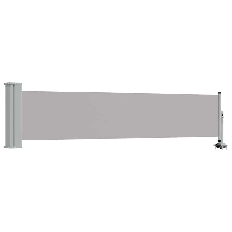 Vidaxl tuinscherm uittrekbaar 60x300 cm grijs