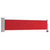 Vidaxl tuinscherm uittrekbaar 60x300 cm rood