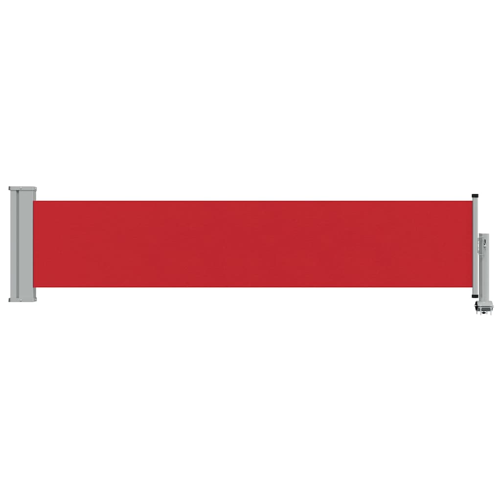 Vidaxl tuinscherm uittrekbaar 60x300 cm rood