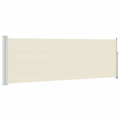 Vidaxl tuinscherm uittrekbaar 100x300 cm crème