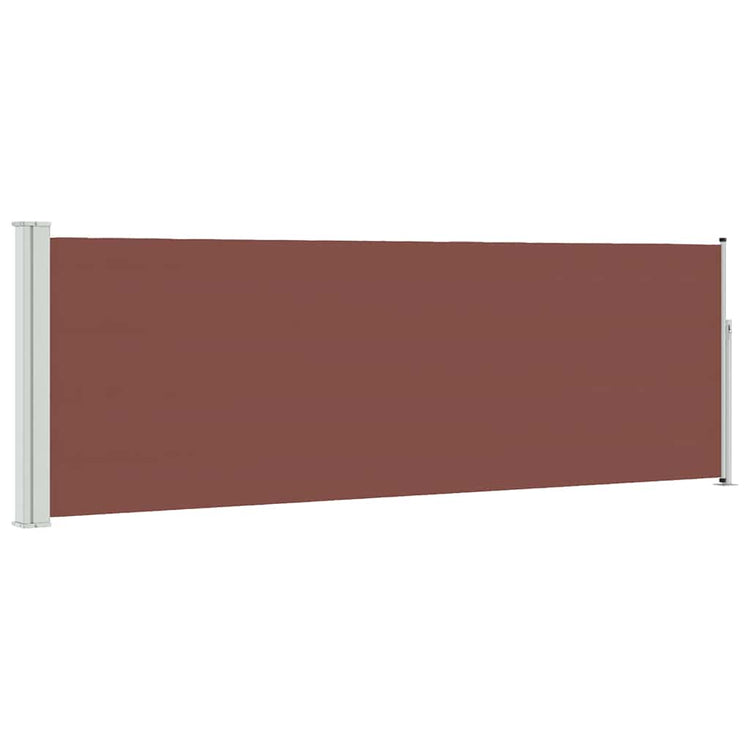 Vidaxl tuinscherm uittrekbaar 100x300 cm bruin