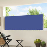 Vidaxl tuinscherm uittrekbaar 100x500 cm blauw - afbeelding 3
