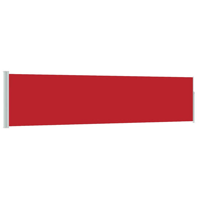 Vidaxl tuinscherm uittrekbaar 120x500 cm rood