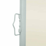 Vidaxl tuinscherm uittrekbaar 140x514 cm crème - afbeelding 3