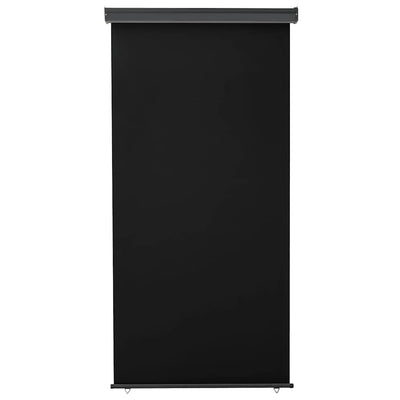 Vidaxl balkonscherm 125x250 cm zwart
