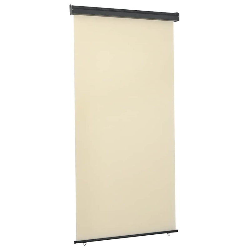 Vidaxl balkonscherm 125x250 cm crèmekleurig