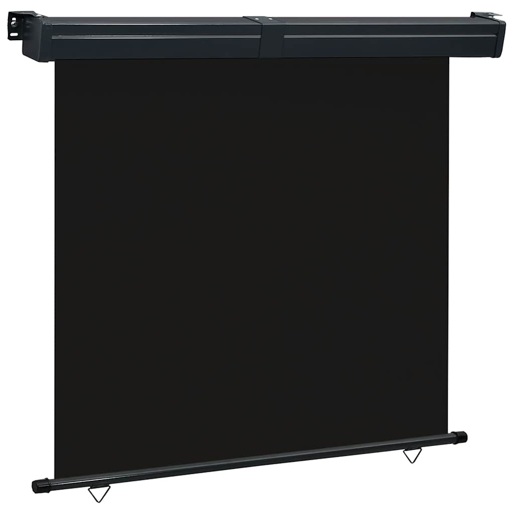 Vidaxl balkonscherm 165x250 cm zwart