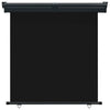 Vidaxl balkonscherm 165x250 cm zwart