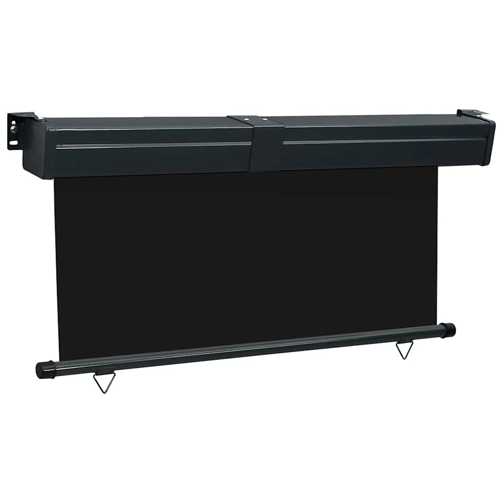 Vidaxl balkonscherm 165x250 cm zwart