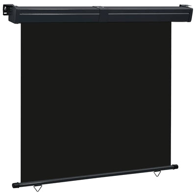 Vidaxl balkonscherm 175x250 cm zwart