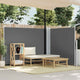 Vidaxl windscherm uittrekbaar 140x600 cm antraciet
