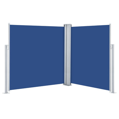 Vidaxl windscherm uittrekbaar 140x600 cm blauw