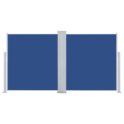 Vidaxl windscherm uittrekbaar 160x600 cm blauw