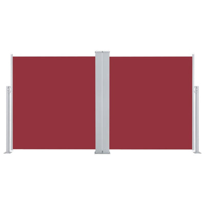 Vidaxl windscherm uittrekbaar 160x600 cm rood